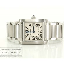 Authentic Cartier Medium Tank Watch