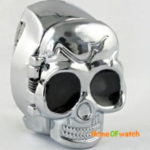 Avant Cool Skull Cover Elastic Finger Ring Watch Quartz Gift