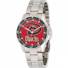 Baseball Watches - Arizona Diamondbacks Men's Stainless Steel Watch