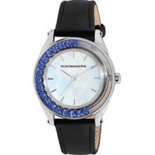 BCBGMAXAZRIA Starry Night Blue Crystals Women's watch