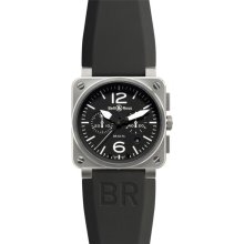 Bell & Ross Aviation BR03-94STEEL Mens wristwatch