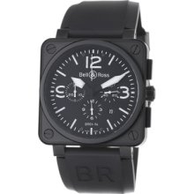 Bell & Ross Men's 'Avation' Black Dial Chronograph Automatic