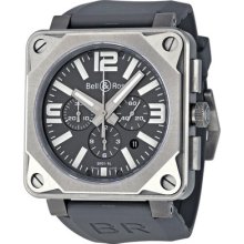 Bell And Ross Aviation Pro Titanium Chronograph Mens Watch Br0194-pro-ti