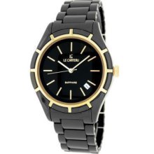 Black Ceramic Classic Men's Le Chateau Watch With Black Face 5869mrs-blk