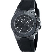 Black Dice The Veteran Men's Quartz Watch With Black Dial Chronograph Display And Black Silicone Strap Bd 068 03