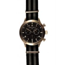 Bond II Stainless Steel Military Pilots Chronograph