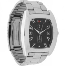 Boxx Mens Watch, Silver Tone Bracelet Strap, 1e04