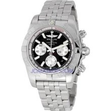 Breitling Chronomat B01 Black Dial Mens Watch AB011012-B967SS ...