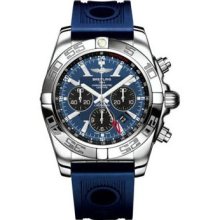 Breitling Chronomat GMT Rubber Strap AB041012/C835-ocean-racer-black-deployant