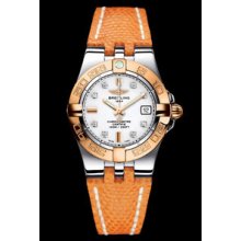 Breitling Galactic 30 Steel/Red Gold Watch #557