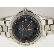 Breitling Mens Colt GMT Automatic. Blue Dial.