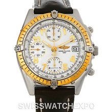 Breitling Windrider Chronomat Steel and 18K Yellow Gold Watch D13050