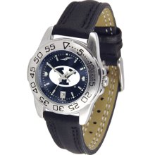 Brigham Young Cougars Sport Leather Band AnoChrome-Ladies Watch