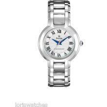 Bulova 96l168 Women's Precisionist Fairlawn Classic Round Bracelet Watch