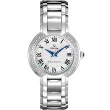 Bulova 96r167 Ladies Precisionist Silver Watch