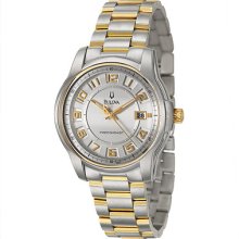 Bulova Men's Yellow Gold-plated Steel 'precisionist' Watch