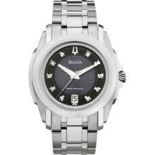 Bulova Precisionist Stainless Steel Men's Watch