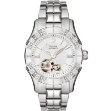 Bulova Women's 96r123 Mechanical Hand-wind Automatic Diamond Watch