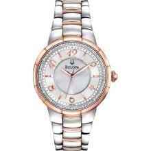 Bulova Women's 98r162 Diamond Case Watch