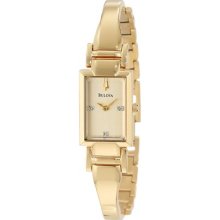 Bulova Women's Goldtone Bracelet Quartz Watch 97p104