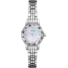 Bulova Women's Stainless Steel Case Watch 96p129