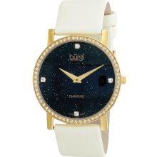 Burgi Women's Swiss Quartz Diamond Strap Watch (Burgi ladies Swiss quartz diamond watch)