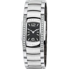 Bvlgari Women's Assioma Black Dial Watch AA26BSDS