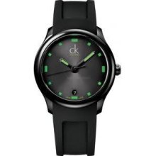 Calvin Klein K2v214dx Black Visible Rubber Watch