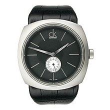 Calvin Klein Men's Two-hand Leather Strap watch #K9712102