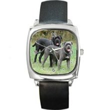 Cane Corso Watch Custom Square Photo Watch Leather Dog