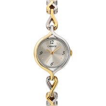 Carriage by Timex Women's Silver Dial Two-Tone Bracelet Watch