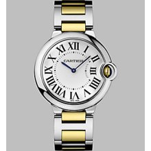 Cartier Ballon Bleu Stainless Steel and Yellow Gold Bracelet, Medium - No Color