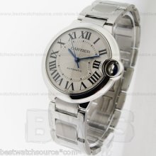 Cartier Ballon Bleu Unisex Stainless Steel Automatic W6920046 Ret: $6,000