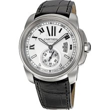 Cartier Calibre De Cartier Men's Stainless Steel Case Automatic Watch W7100037