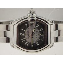 Cartier Mens SS Roadster Automatc. BOX/PAPER.