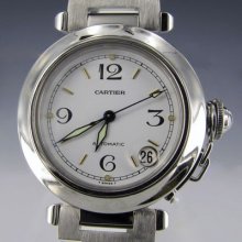 Cartier Pasha C 35mm Steel Watch W31074m7