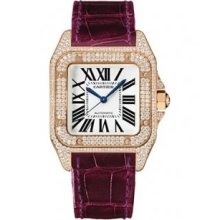 Cartier Santos 100 Ladies Automatic Watch WM502151