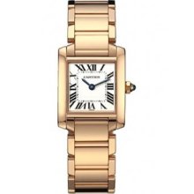 Cartier Tank Francaise 18kt Rose Gold Ladies Watch W500264H