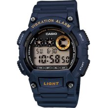 Casio 2013 Super-illuminator Vibration Alarm 10 Year Battery Watch W-735h-2av