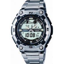 Casio Aqw-100D-1Avef Mens Combi Bracelet Watch