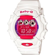 Casio Baby-G White Alarm Digital Watch BG-1006SA-7A BG1006SA