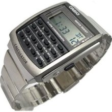 Casio Calculator Stainless Alarm Chrono Watch Ca506