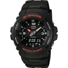 Casio G-shock G100-1bv Men's Wrist Watch Water Resistant Black