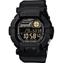 Casio G-Shock GD350-1B Stealth Vibration Countdown Timer World Time