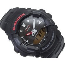 Casio Men's G101-1 G-shock Black Resin Ana-digi Shock Resistant Watch G101-1av