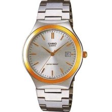 Casio Mtp1170g-7a Men's Metal Fashion Two Tone Standard Analog Watch