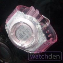 Casio - Pink Chronograph Watch - Bg-1302-4er