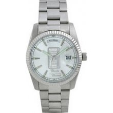 CC-0400G Charles Conrad Mens Silver Steel Watch