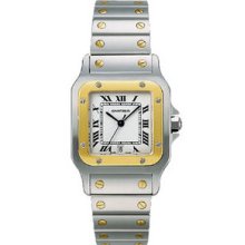 Certified Pre-Owned Large Cartier Santos Galbee Quartz Watch