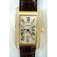 Certified Pre-Owned Medium Cartier Tank Americaine Watch WB701951